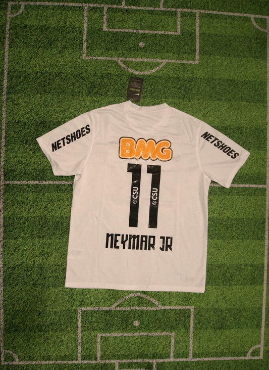 2011/12 Neymar Santos Home Jersey Large 