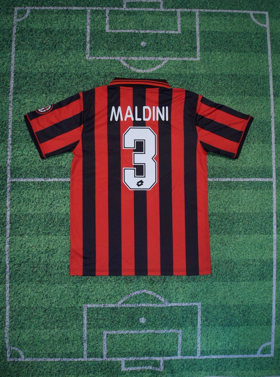 96/97 Maldini AC Milan Home Jersey