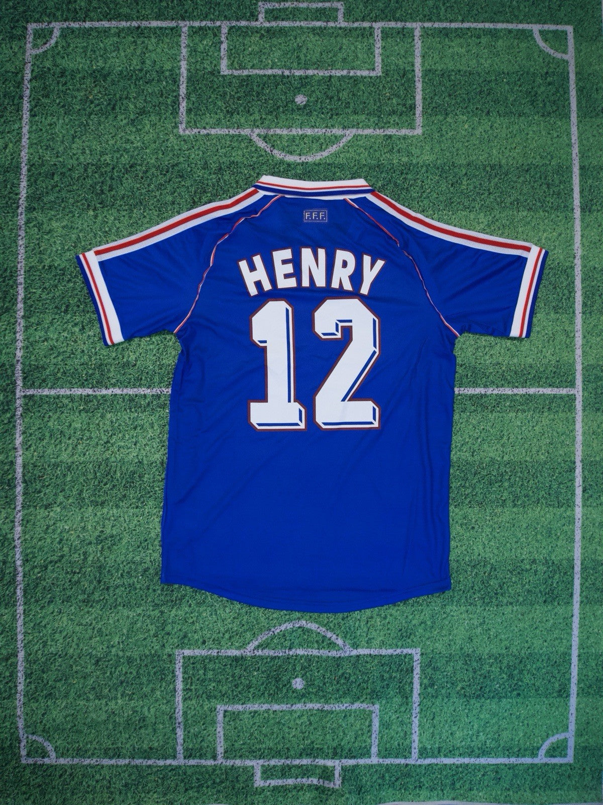 1998 Henry France World Cup Home Jersey