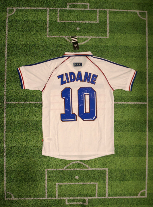 1998 Zidane France World Cup Away Jersey Large 
