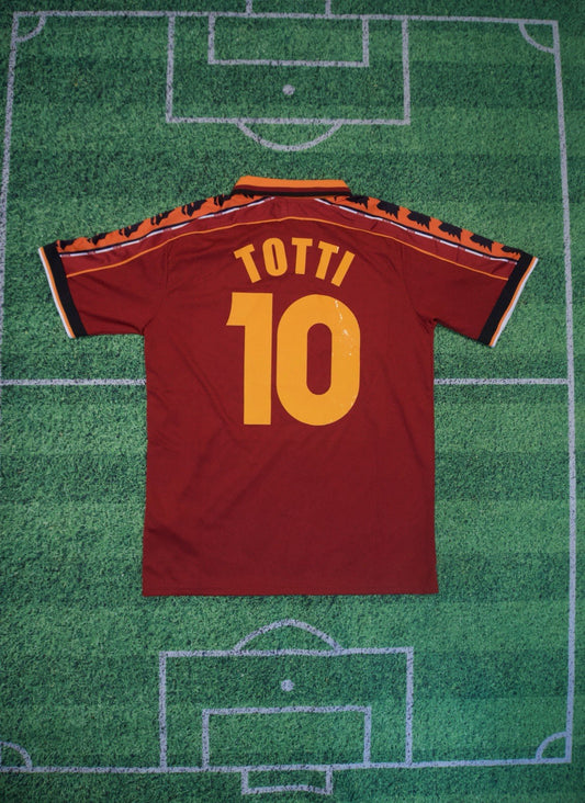 98/99 Totti AS Roma Home Jersey