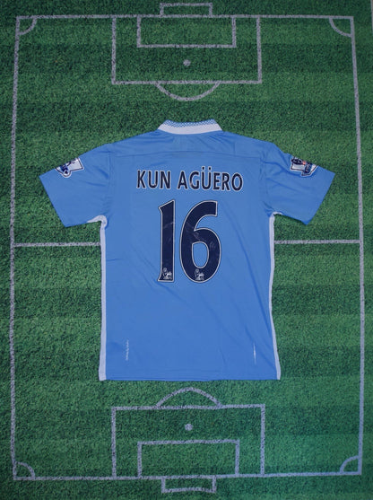 Aguero 11/12 Manchester City Home Jersey