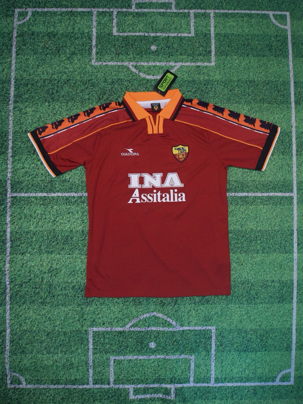 98/99 Totti AS Roma Home Jersey