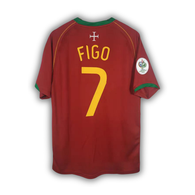 2006 Figo Portugal World Cup Home Jersey