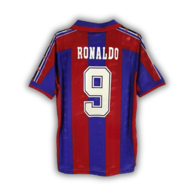 1996/97 Ronaldo Barcelona Home Jersey