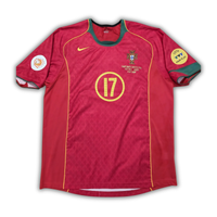 2004 Ronaldo Portugal Euro Home Jersey