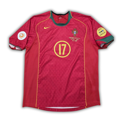 2004 Ronaldo Portugal Euro Home Jersey