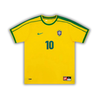 1998 Rivaldo Brazil Home Jersey
