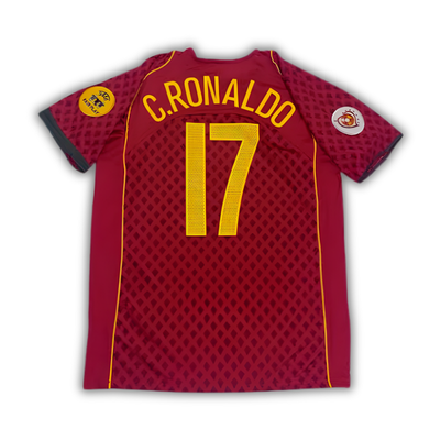 2004 Ronaldo Portugal Euro Home Jersey