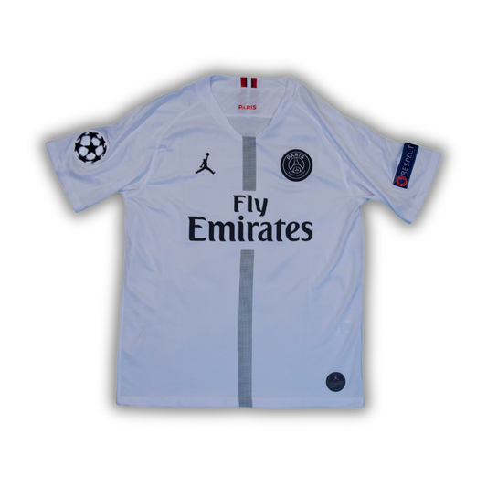 18/19 Mbappe PSG 4th Jordan White Jersey