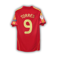 2008 Torres Spain Euro Home Jersey