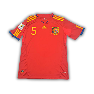 2010 Puyol Spain World Cup Home Jersey