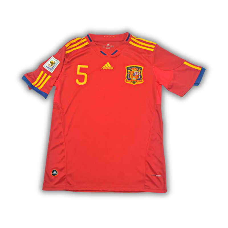 2010 Puyol Spain World Cup Home Jersey