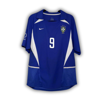 2002 Ronaldo Brazil Away Jersey