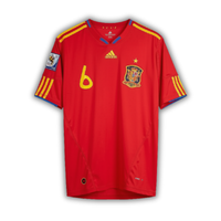2010 Iniesta Spain World Cup Home Jersey