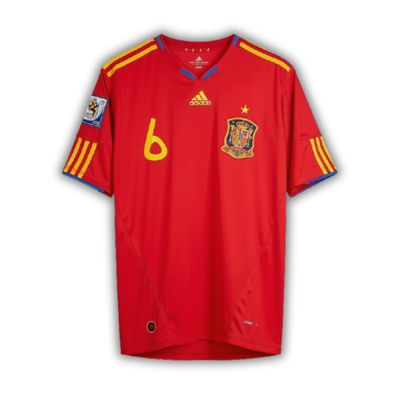 2010 Iniesta Spain World Cup Home Jersey