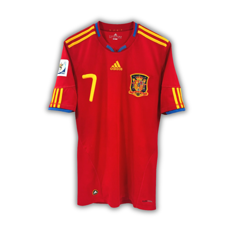 2010 Villa Spain World Cup Home Jersey