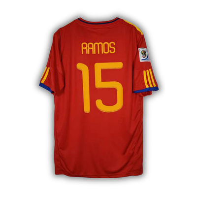 2010 Ramos Spain World Cup Home Jersey
