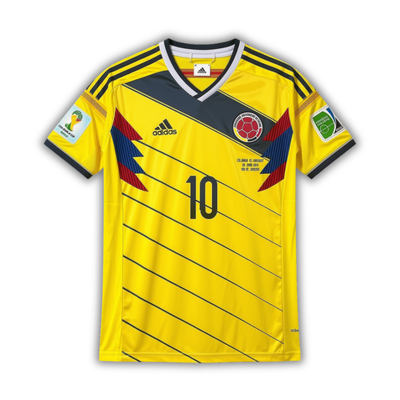 2014 James Rodriguez Colombia World Cup Home Jersey
