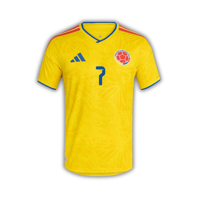 2026 Luis Diaz Colombia World Cup Home Jersey