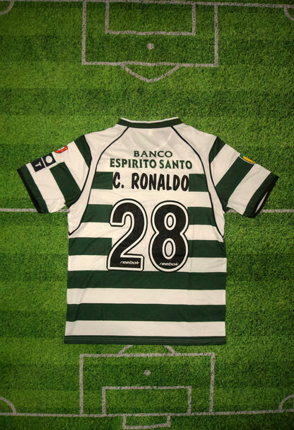 02/03 Ronaldo Sporting Home Jersey