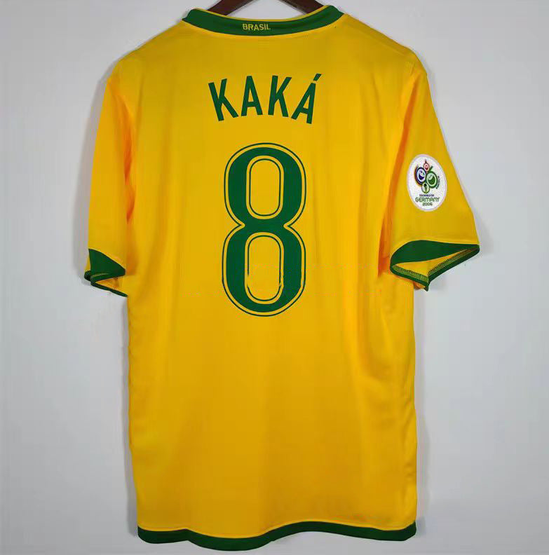 2006 Kaka Brazil World Cup Home Jersey