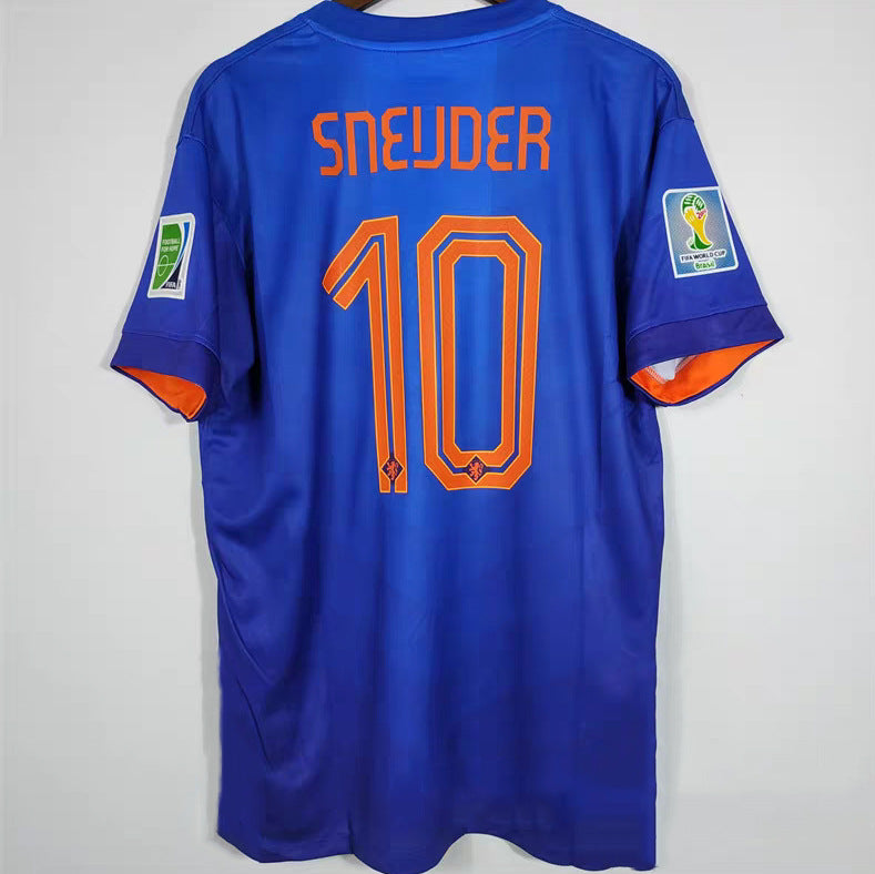 2014 Sneijder Netherlands World Cup Away Jersey