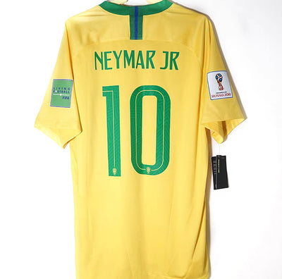 2018 Neymar Jr Brazil World Cup Home Jersey