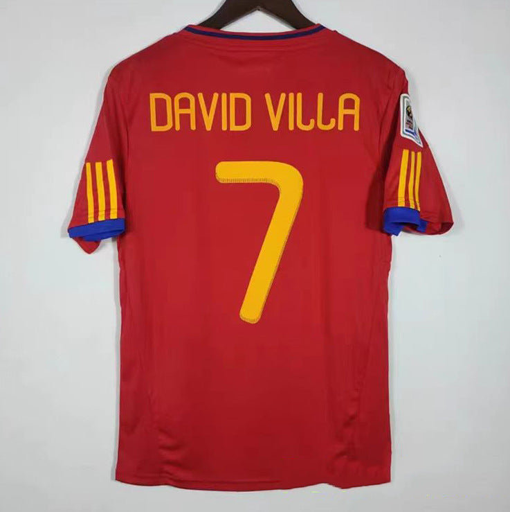 2010 Villa Spain World Cup Home Jersey