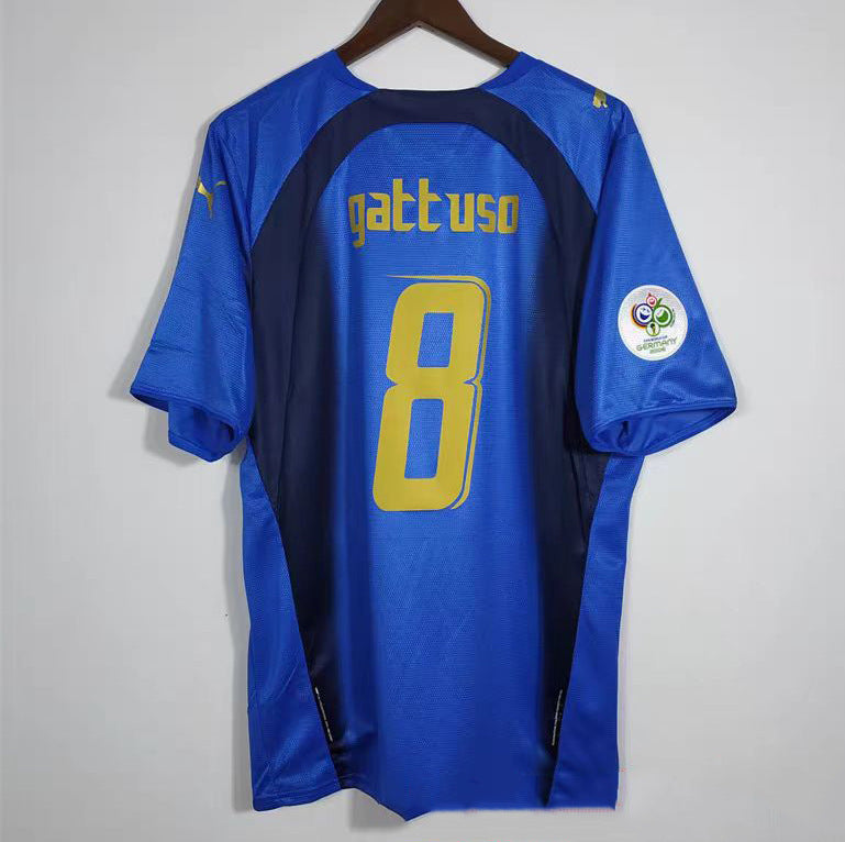 2006 Gattuso Italy World Cup Home Jersey