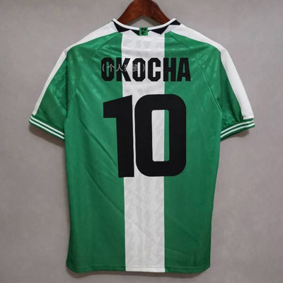 1996 Okocha Nigeria Home Jersey