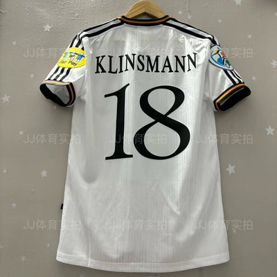 1996 Klinsmann Germany Home Jersey