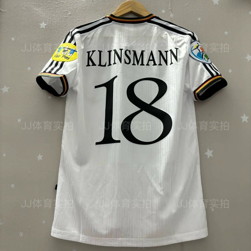 1996 Klinsmann Germany Home Jersey