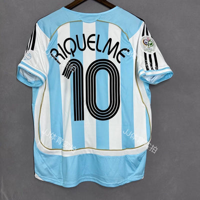 2006 Riquelme Argentina Home Jersey