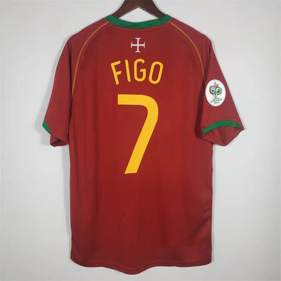 2006 Figo Portugal World Cup Home Jersey