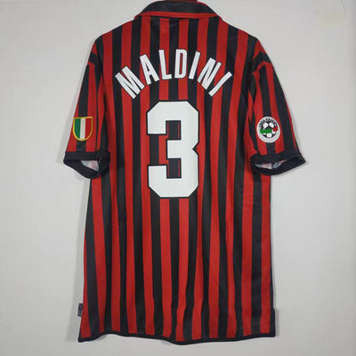 1999/00 Maldini AC Milan Home Jersey