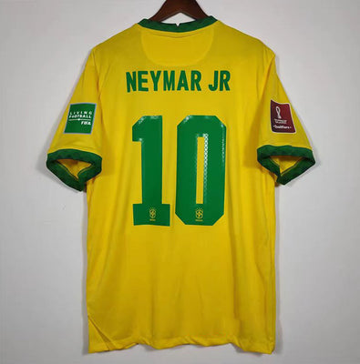 2021 Neymar Jr Brazil World Cup Qualifier Home Jersey