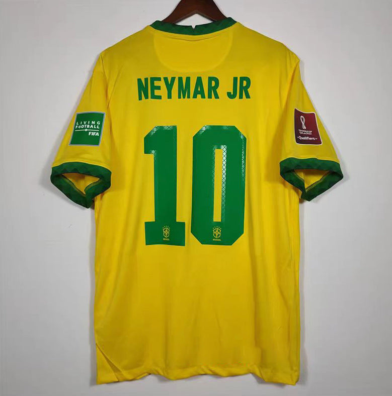 2021 Neymar Jr Brazil World Cup Qualifier Home Jersey