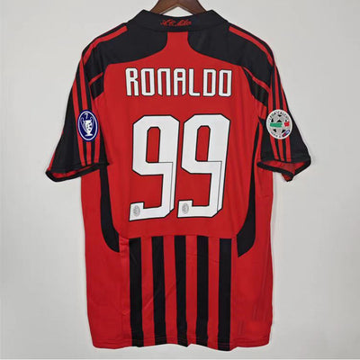 2007/08 Ronaldo AC Milan Home Jersey