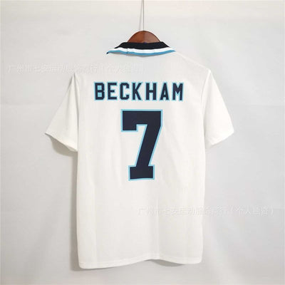 1996 Beckham England Home Jersey