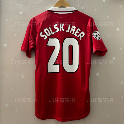 1999/00 Solksjaer Manchester United Home Jersey