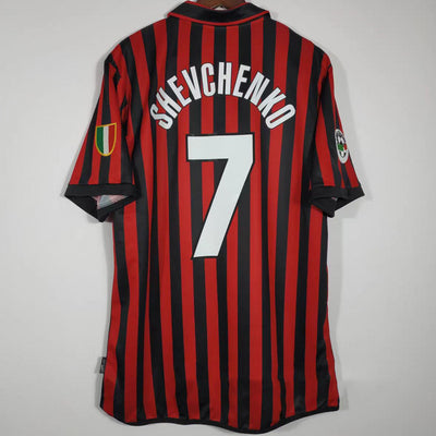 1999/00 Shevchenko AC Milan Home Jersey