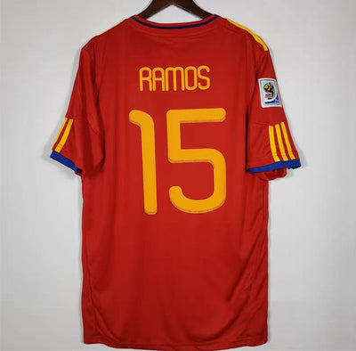 2010 Ramos Spain World Cup Home Jersey