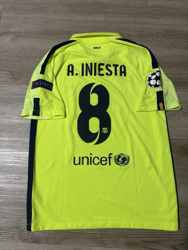 2014/15 Iniesta Barcelona Third Jersey